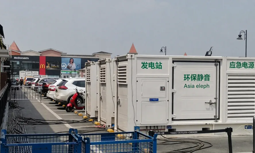 电力租赁——现场应急电源机组实拍